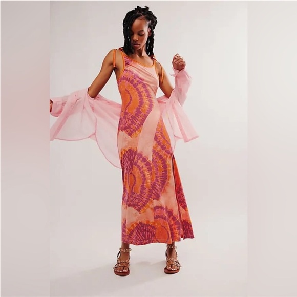 NEW Free People Stevie Midi Dress - Picture 6 of 8